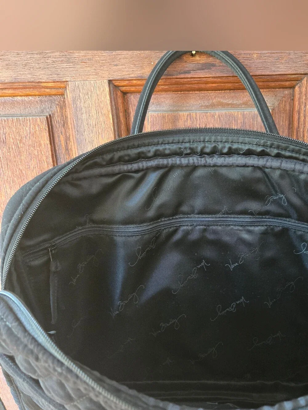 Vera Bradley Black Laptop Carrying Case